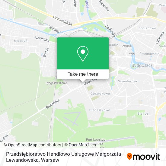 Przedsiębiorstwo Handlowo Usługowe Małgorzata Lewandowska map