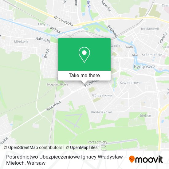 Pośrednictwo Ubezpieczeniowe Ignacy Władysław Mieloch map