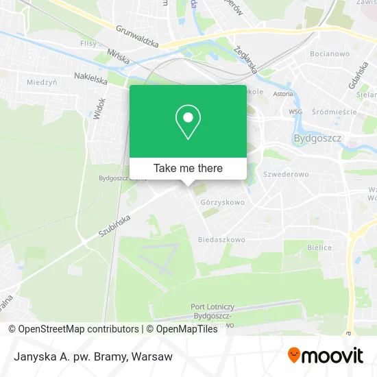 Janyska A. pw. Bramy map