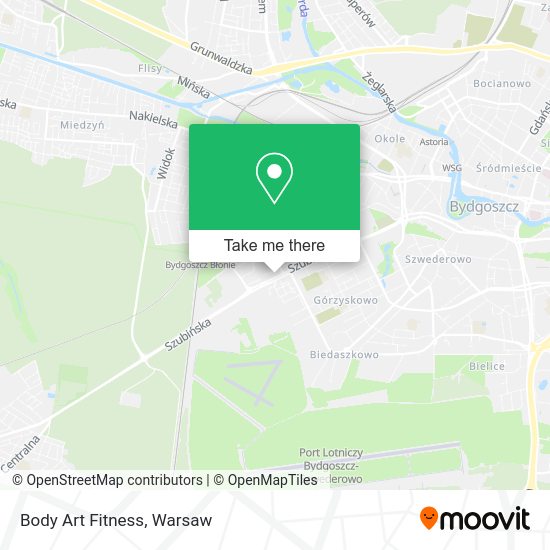 Body Art Fitness map