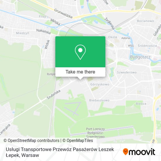 Usługi Transportowe Przewóz Pasażerów Leszek Łepek map