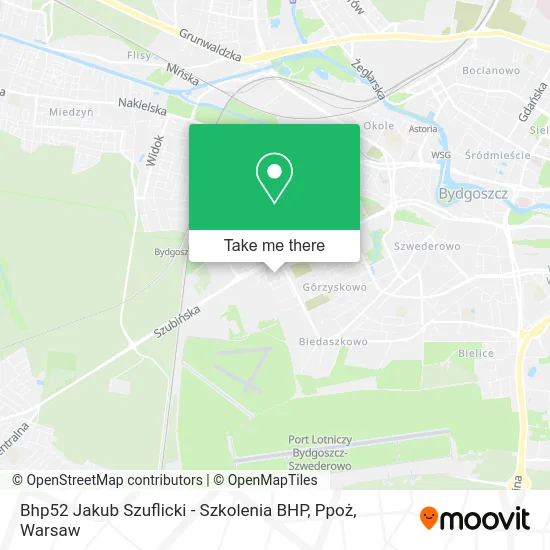 Bhp52 Jakub Szuflicki - Szkolenia BHP, Ppoż map