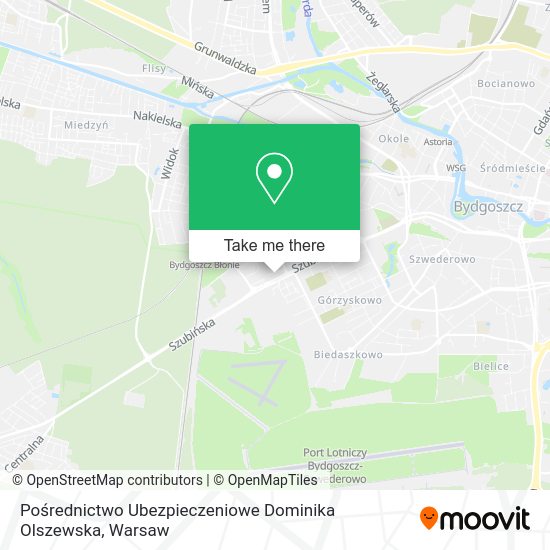 Pośrednictwo Ubezpieczeniowe Dominika Olszewska map