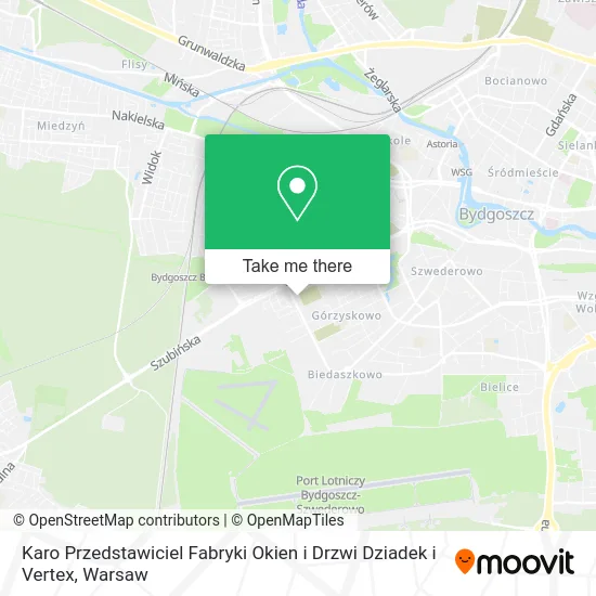 Karo Przedstawiciel Fabryki Okien i Drzwi Dziadek i Vertex map
