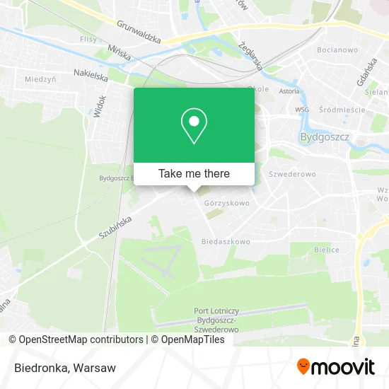Biedronka map