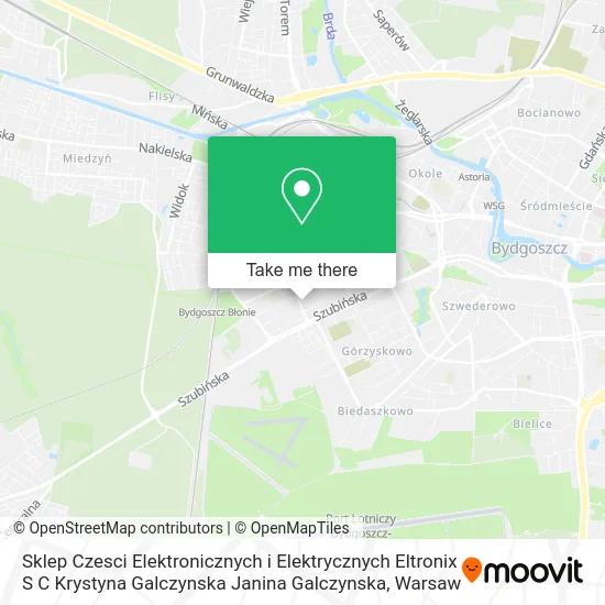 Sklep Czesci Elektronicznych i Elektrycznych Eltronix S C Krystyna Galczynska Janina Galczynska map