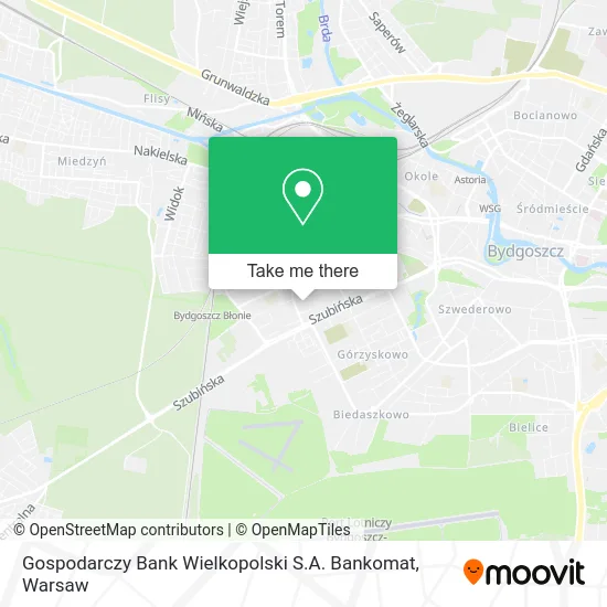 Gospodarczy Bank Wielkopolski S.A. Bankomat map
