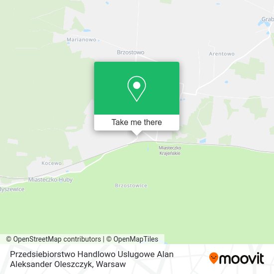 Przedsiebiorstwo Handlowo Uslugowe Alan Aleksander Oleszczyk map