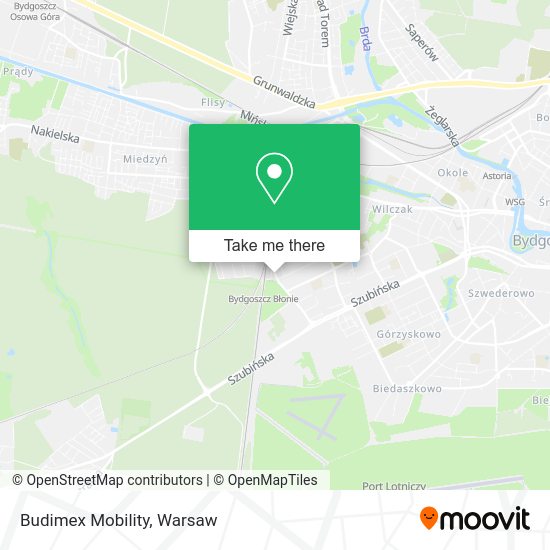 Budimex Mobility map