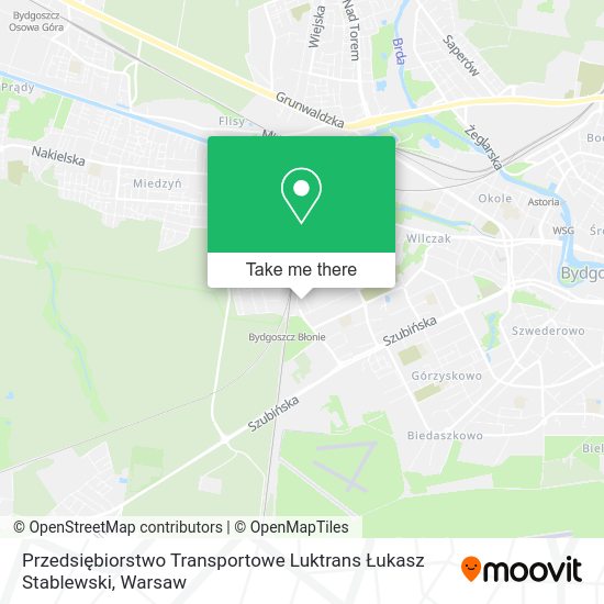 Przedsiębiorstwo Transportowe Luktrans Łukasz Stablewski map