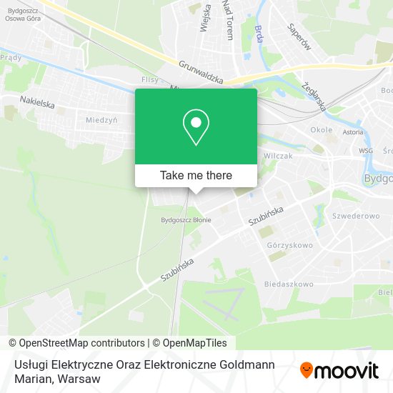 Usługi Elektryczne Oraz Elektroniczne Goldmann Marian map