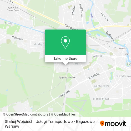 Stafiej Wojciech. Usługi Transportowo - Bagażowe map