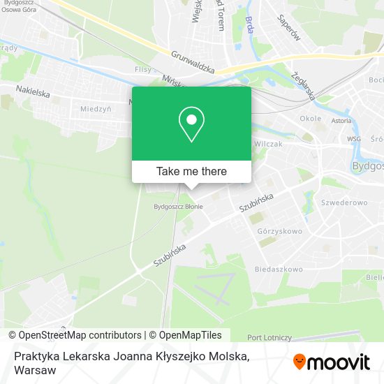 Praktyka Lekarska Joanna Kłyszejko Molska map