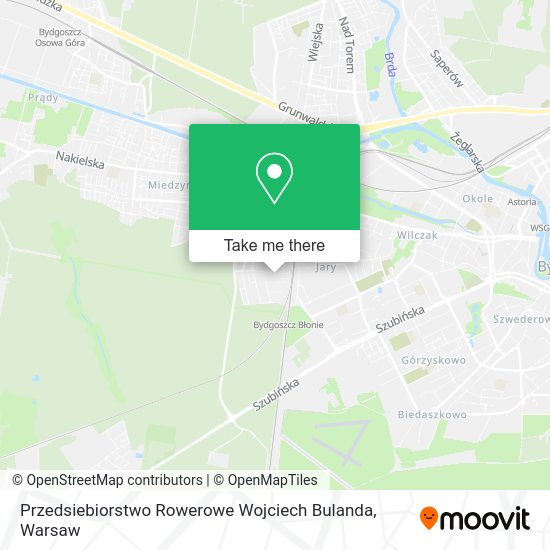 Przedsiebiorstwo Rowerowe Wojciech Bulanda map