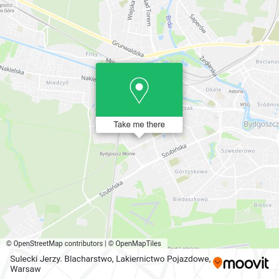 Sulecki Jerzy. Blacharstwo, Lakiernictwo Pojazdowe map