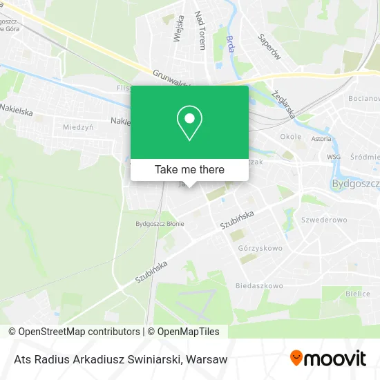 Ats Radius Arkadiusz Swiniarski map