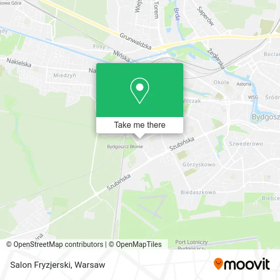 Карта Salon Fryzjerski