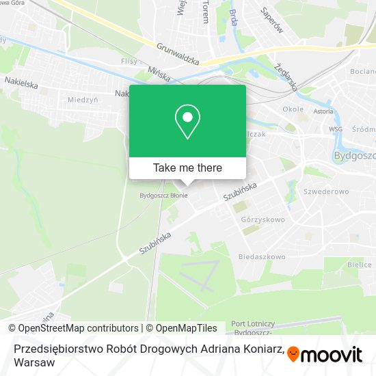 Przedsiębiorstwo Robót Drogowych Adriana Koniarz map