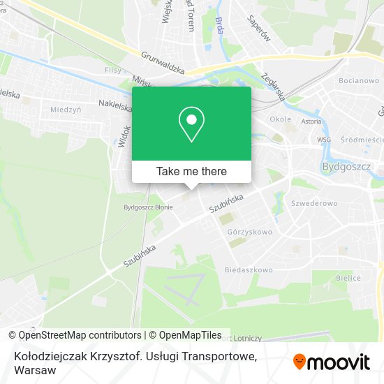 Kołodziejczak Krzysztof. Usługi Transportowe map