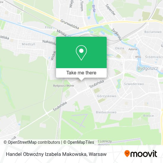 Handel Obwoźny Izabela Makowska map