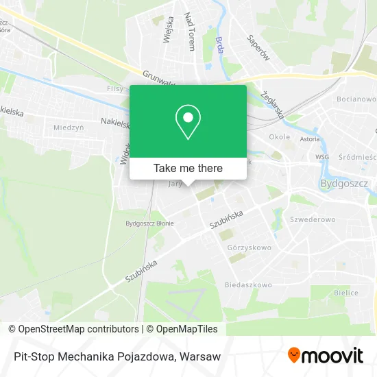 Pit-Stop Mechanika Pojazdowa map