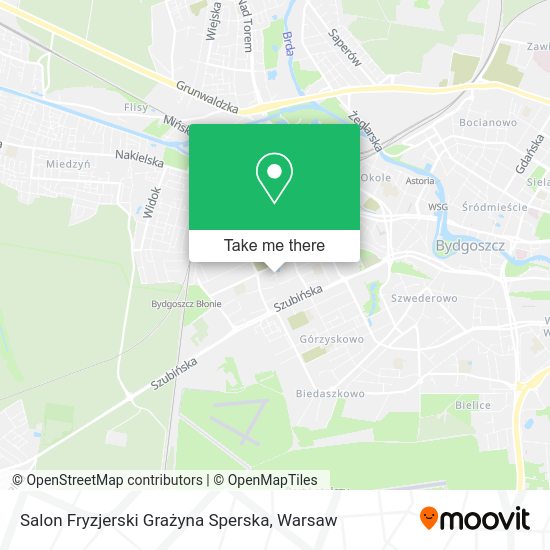 Карта Salon Fryzjerski Grażyna Sperska