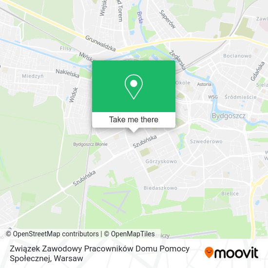 Związek Zawodowy Pracowników Domu Pomocy Społecznej map