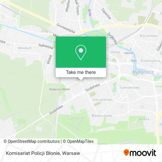 Komisariat Policji Błonie map