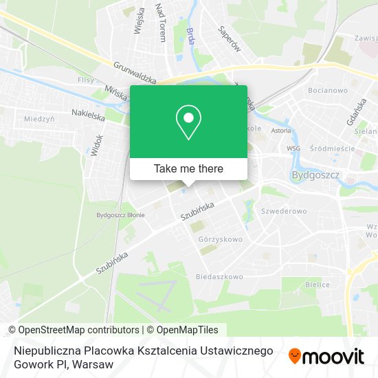 Карта Niepubliczna Placowka Ksztalcenia Ustawicznego Gowork Pl