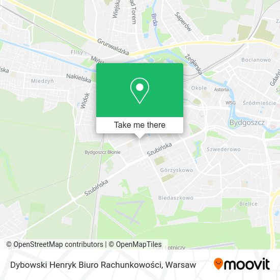 Dybowski Henryk Biuro Rachunkowości map