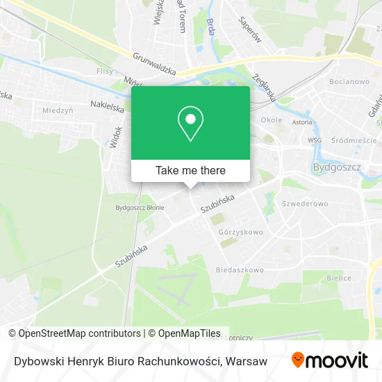 Dybowski Henryk Biuro Rachunkowości map