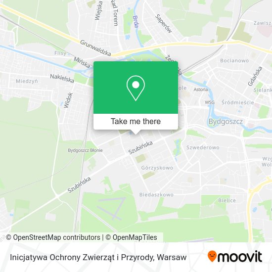 Inicjatywa Ochrony Zwierząt i Przyrody map