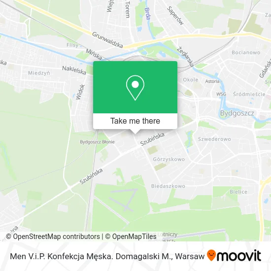 Карта Men V.i.P. Konfekcja Męska. Domagalski M.