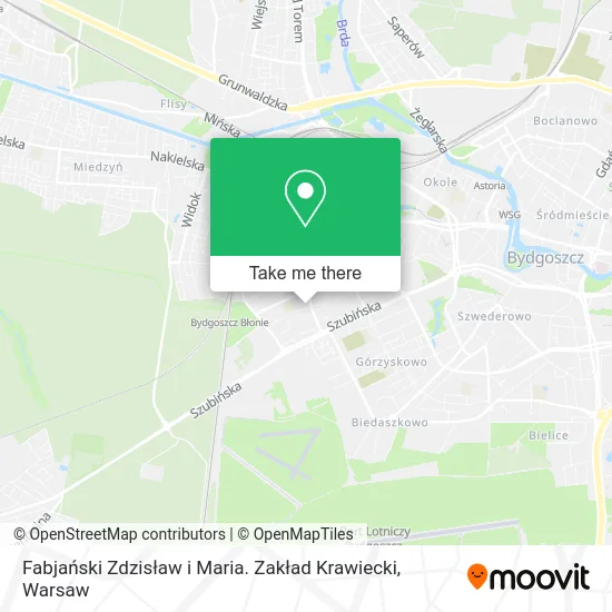 Fabjański Zdzisław i Maria. Zakład Krawiecki map