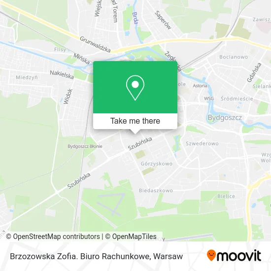 Карта Brzozowska Zofia. Biuro Rachunkowe