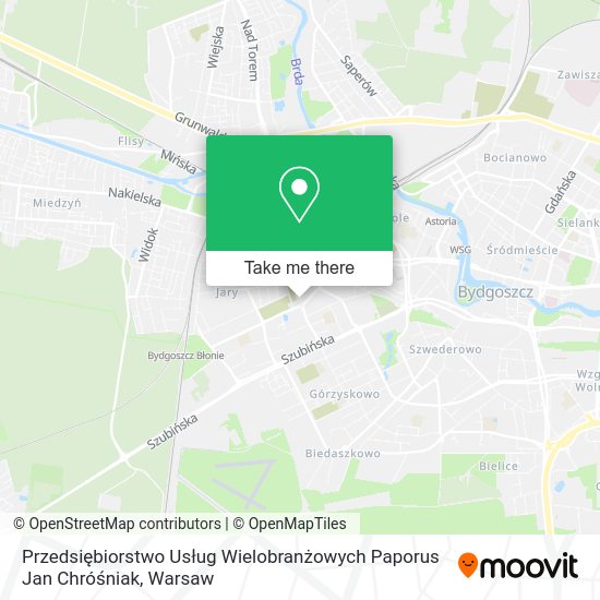 Przedsiębiorstwo Usług Wielobranżowych Paporus Jan Chróśniak map