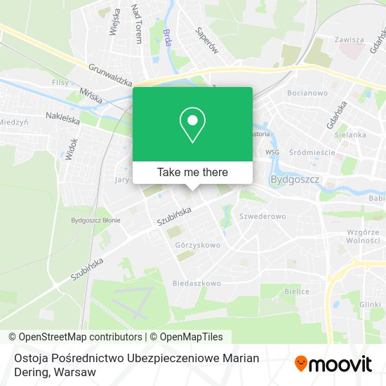 Ostoja Pośrednictwo Ubezpieczeniowe Marian Dering map