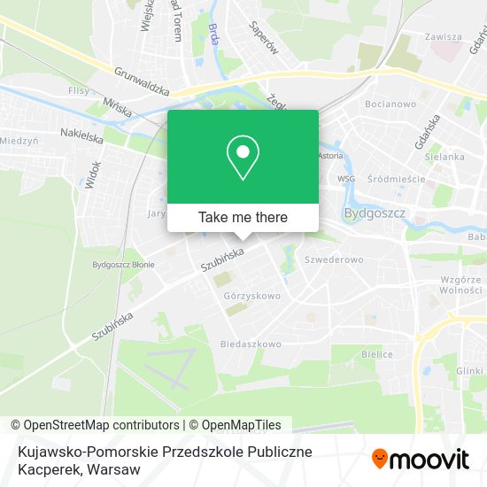 Kujawsko-Pomorskie Przedszkole Publiczne Kacperek map