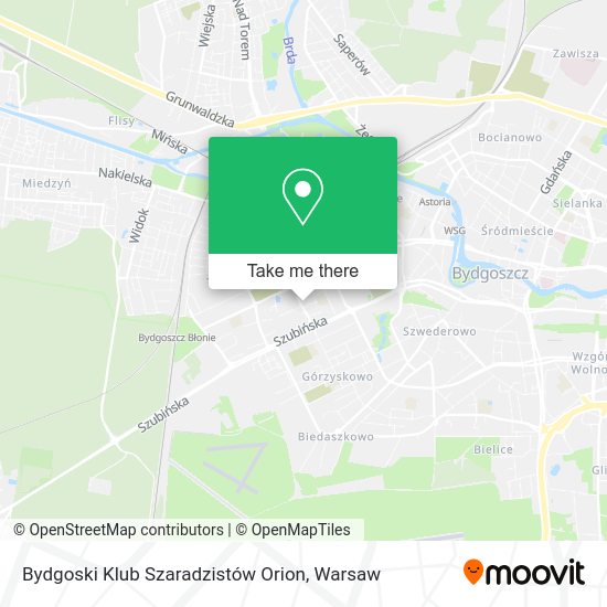 Bydgoski Klub Szaradzistów Orion map