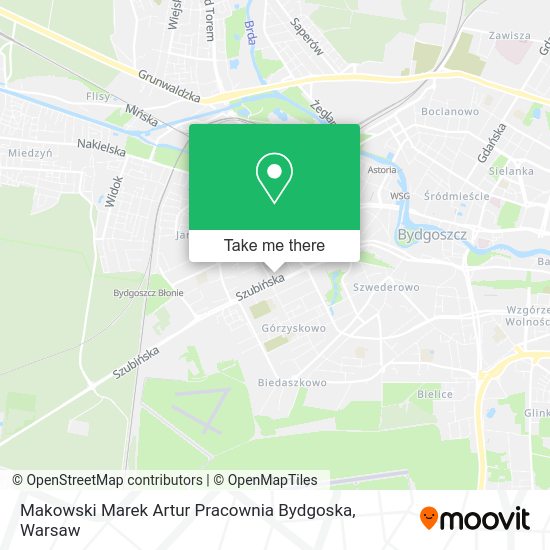 Makowski Marek Artur Pracownia Bydgoska map