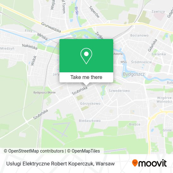 Карта Usługi Elektryczne Robert Koperczuk