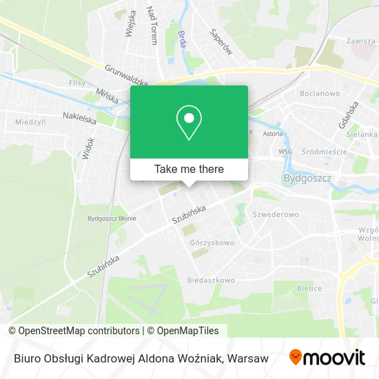 Biuro Obsługi Kadrowej Aldona Woźniak map