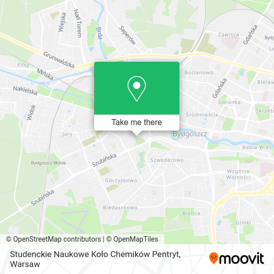 Карта Studenckie Naukowe Koło Chemików Pentryt