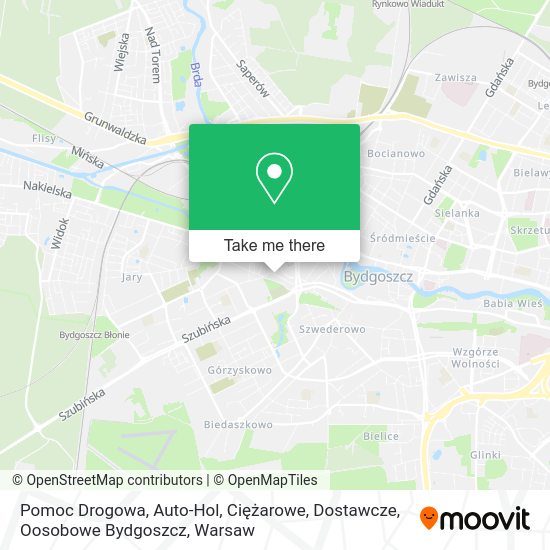 Карта Pomoc Drogowa, Auto-Hol, Ciężarowe, Dostawcze, Oosobowe Bydgoszcz