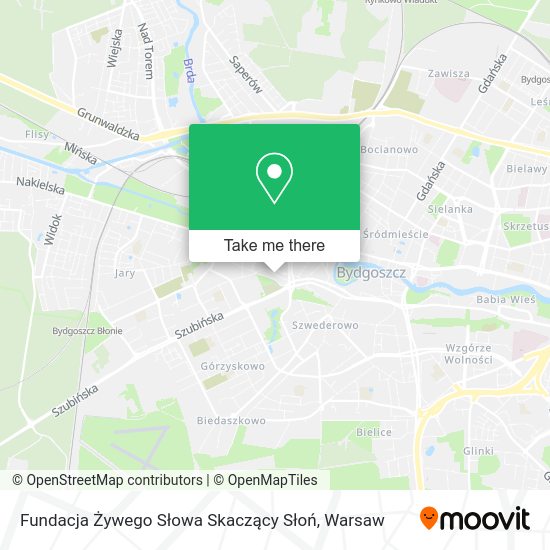 Fundacja Żywego Słowa Skaczący Słoń map