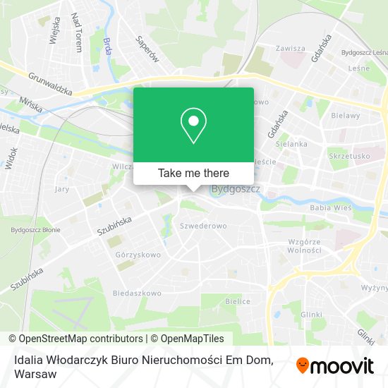 Idalia Włodarczyk Biuro Nieruchomości Em Dom map