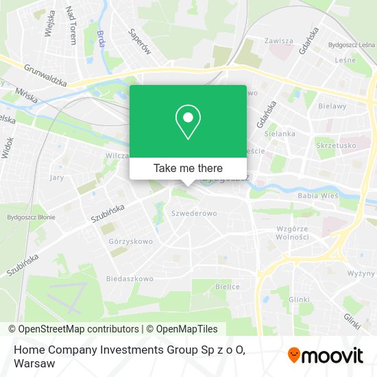 Home Company Investments Group Sp z o O map