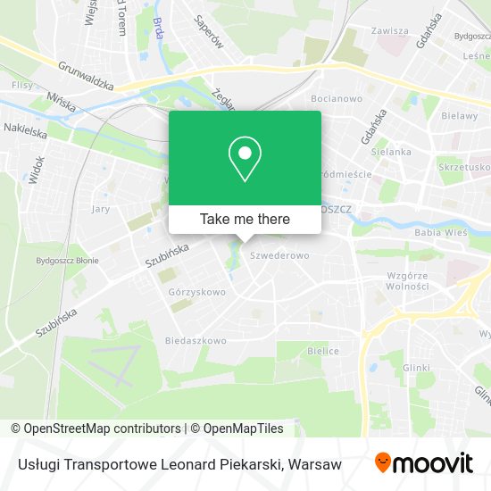 Usługi Transportowe Leonard Piekarski map