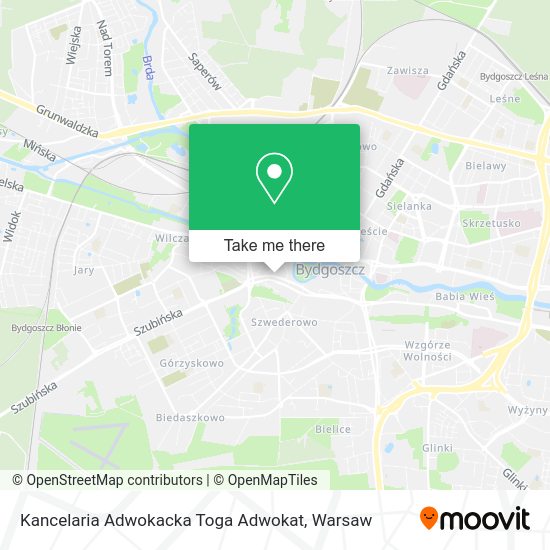 Kancelaria Adwokacka Toga Adwokat map