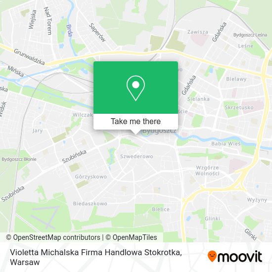 Violetta Michalska Firma Handlowa Stokrotka map